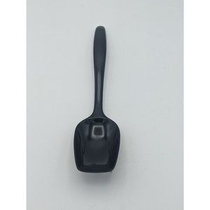 Hutzler Solid Serving Spoon Melamine 10" Black No 518